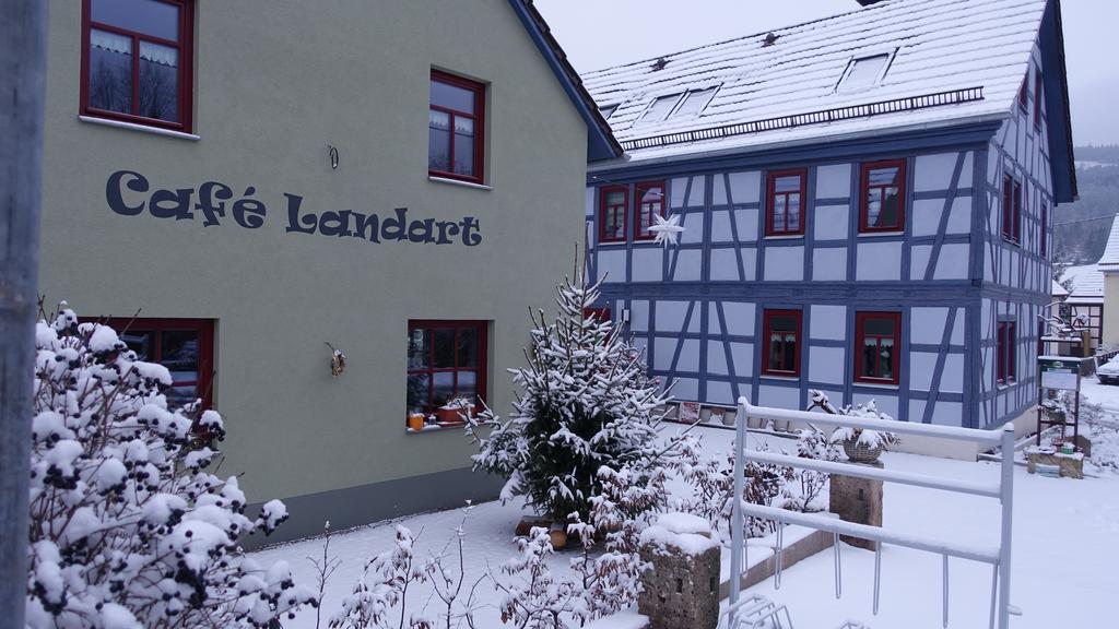 Cafe Landart Im Thueringer Finistere Apartment Plaue  ภายนอก รูปภาพ