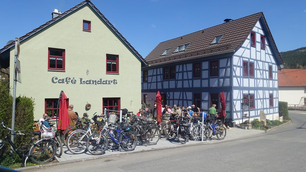 Cafe Landart Im Thueringer Finistere Apartment Plaue  ภายนอก รูปภาพ