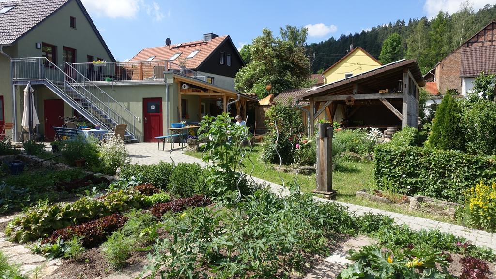 Cafe Landart Im Thueringer Finistere Apartment Plaue  ภายนอก รูปภาพ